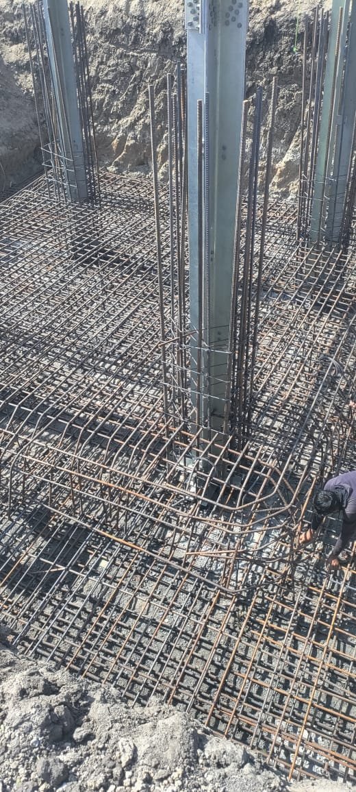Nihaniya Infra Tech RCC foundation and reinforcement work